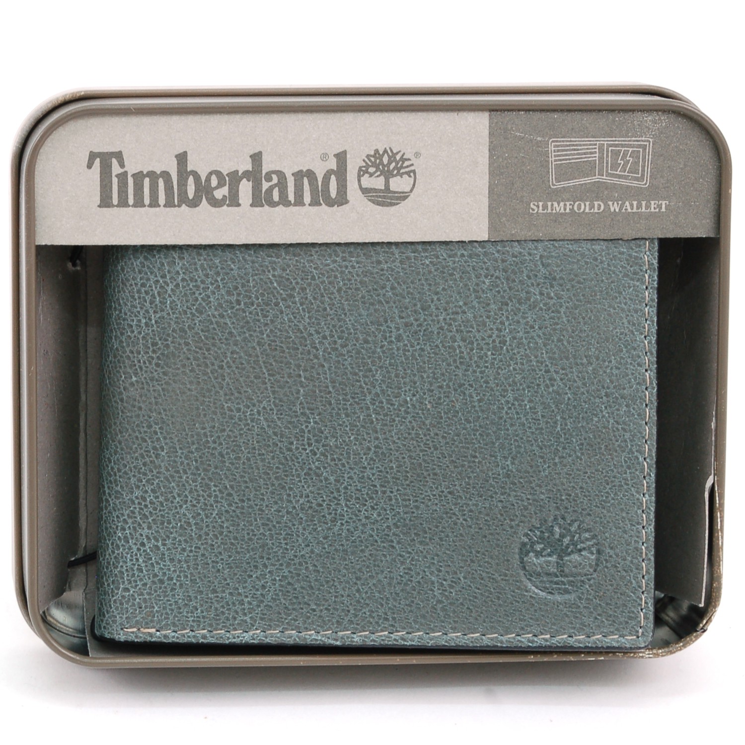 Timberland Thin Slimfold Wallet Genuine Leather Mens Billfold Slim ID